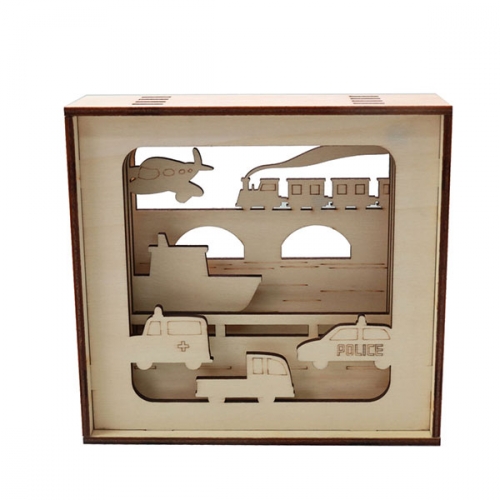 교통기관 스토리 입체액자