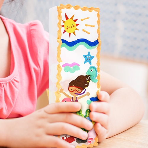 [하하당] 헬로 썸머 데코덴 필통 4인용