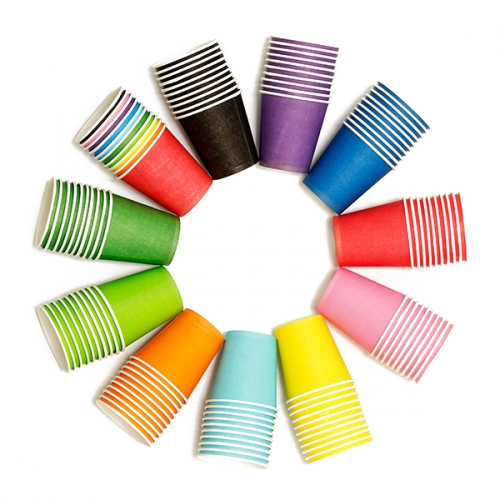 컬러 종이컵(20개)