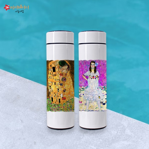 세계명화 인물전 스마트 터치 온도계 텀블러500ml