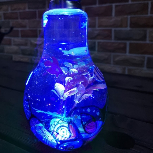 빅 전구모양  바다 속 꾸미기 LED 무드등