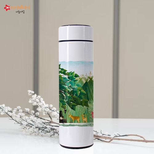 세계 명화 스마트 터치 온도계 포토 텀블러500ml