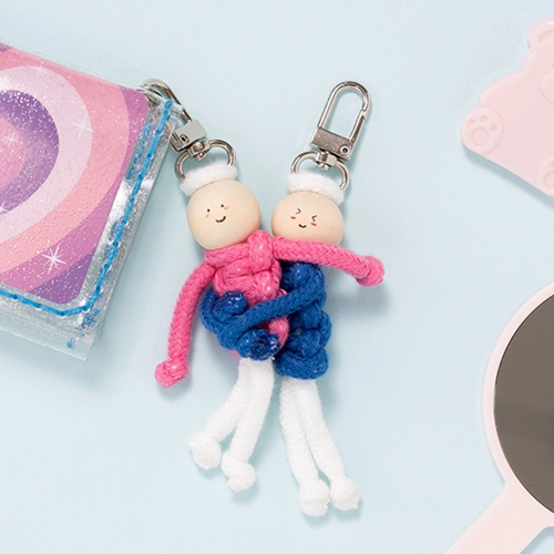 204 마크라메 인형 키링 만들기 공예 라탄 수예 자수 위빙