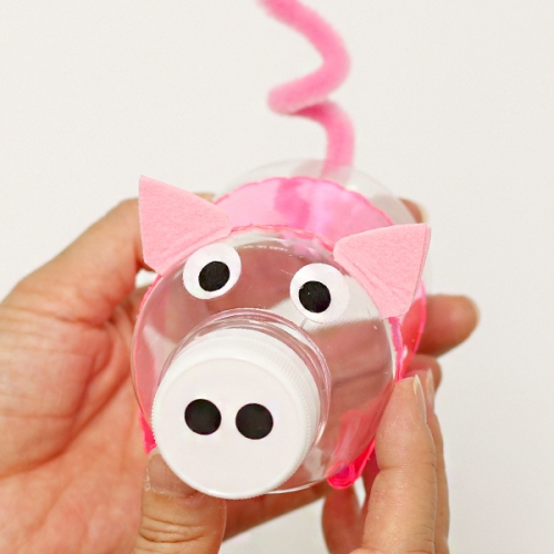 형광 투명 돼지케이스