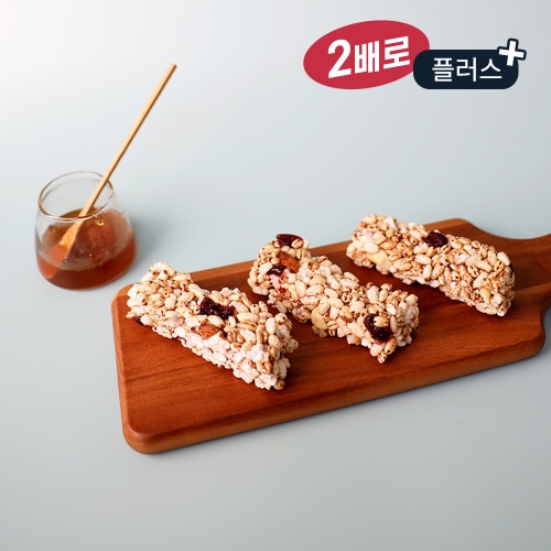 플러스 조청 현미 영양 강정 만들기 두배 대용량 간단 쌀 디저트 KIT