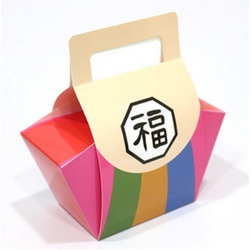 추석 설날 송편포장 가래떡포장 손잡이형 복바구니 / 송편상자/떡상자/떡포장/복주머니