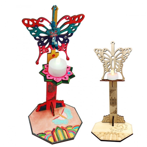 전통 LED 나비 촛대 만들기