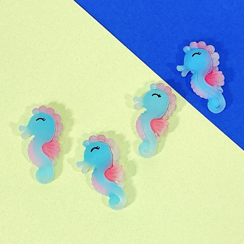 [탑키드] 하늘색 해마 비즈 (10개입)