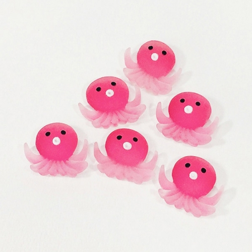 [탑키드] 분홍 문어 비즈 (10개입)