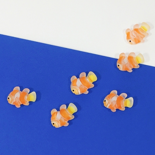 [탑키드] 주황 열대어 비즈 (10개입)