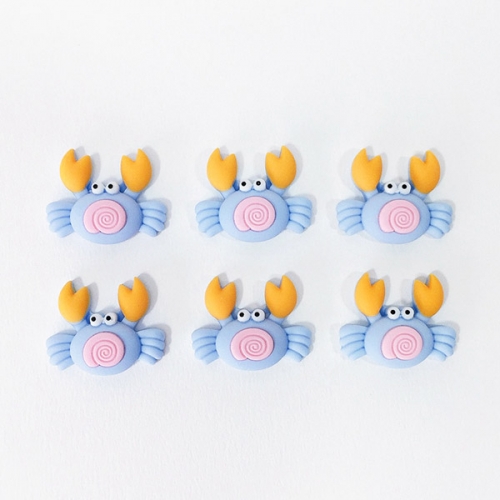 [탑키드] 하늘 꽃게 비즈 (10개입)