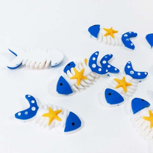 [탑키드] 가시 물고기 비즈 (10개입)