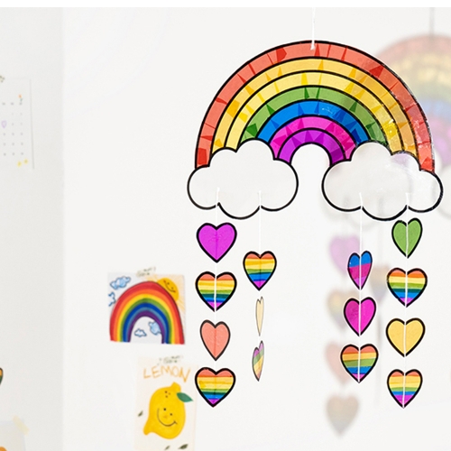 208 썬캐쳐 모빌 자개 모빌 인테리어 드림캐쳐 DIY