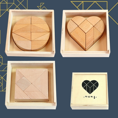 우드 탱그램 퍼즐