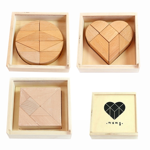 우드 탱그램 퍼즐