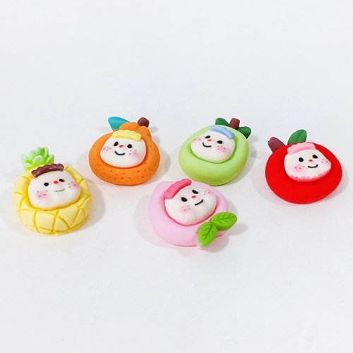 [탑키드]과일 캐릭 비즈 (10개입)