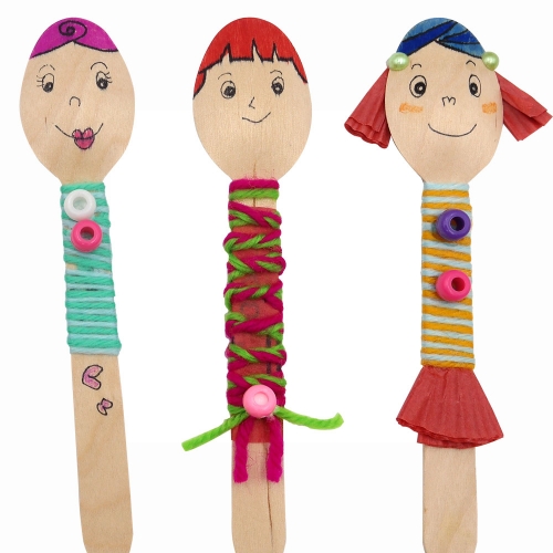 실아트 숟가락 걱정인형 만들기