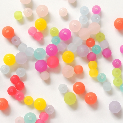 알록달록 불투명 구슬 2종