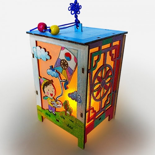 [탑키드] 만들기 전통 놀이 투각 무드등 (연날리기)