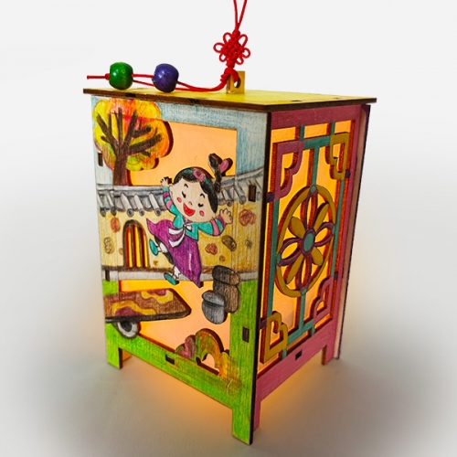 [탑키드] 만들기 전통 놀이 투각 무드등 (널뛰기)