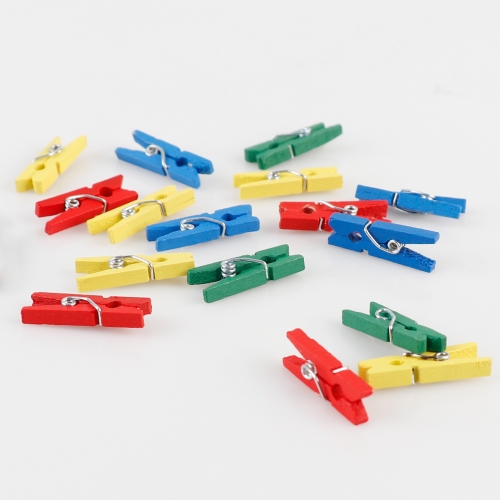 [메이크문구]나무집게 혼합(소/중/대/특대)