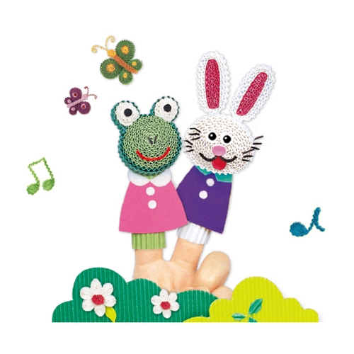 [종이나라] 3000 띠골판지 10색 32매 (동물)