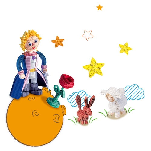 [종이나라] 5000 띠골판지 14색 52매 (어린왕자)