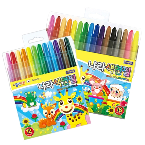 [종이나라] 나라색연필 (12색/16색 택1)