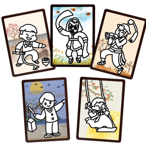 스톤아트_민속 액자 시리즈 5종