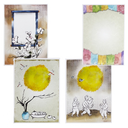 수묵화 족자 만들기_단품 6종