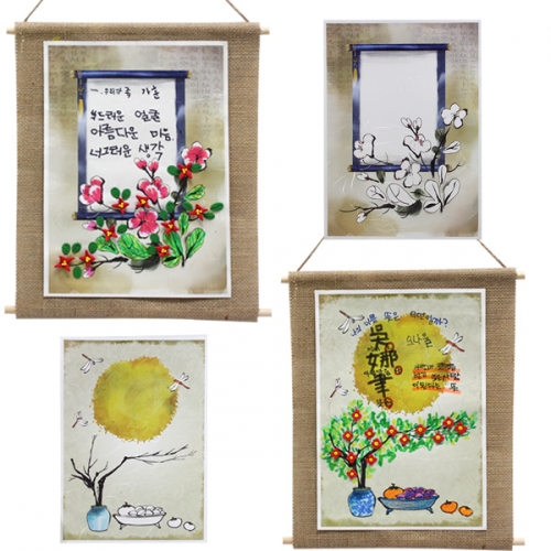 클레이로 족자 만들기_3종