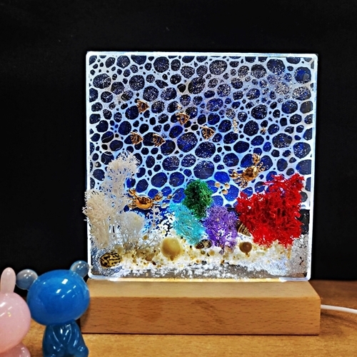 UV레진 아트 나만의 무드등 만들기 국내산 라이트보드 무드등 꾸미기