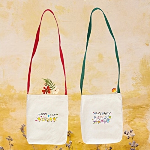 귀요미 미니 크로스 에코백 어깨끈 소풍가방(심플디자인)