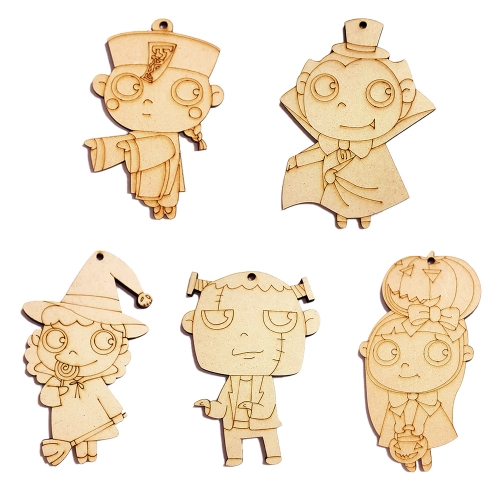 할로윈데이 팬시우드 MDF 만들기 색칠 채색 그림