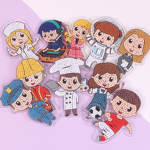 어린이 보석 십자수 직업 만들기 10종 모음 비즈 공예