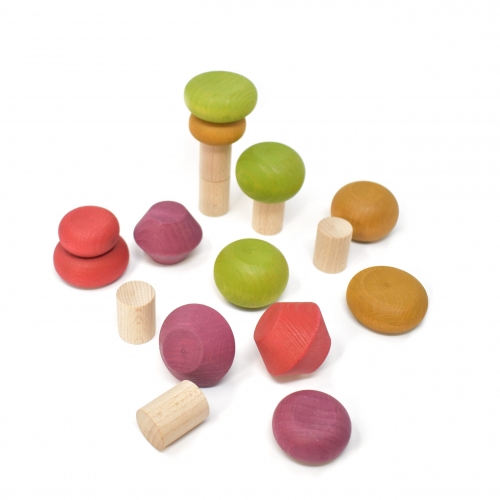 루부로나 스태킹 트리 사계절 발도로프 원목 쌓기 놀이 교구 장난감 가을