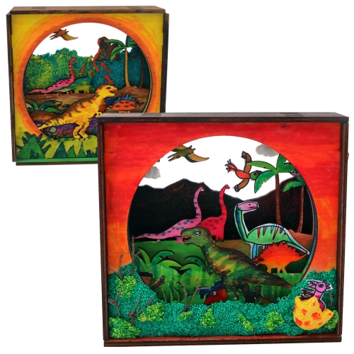 공룡 스토리 입체액자