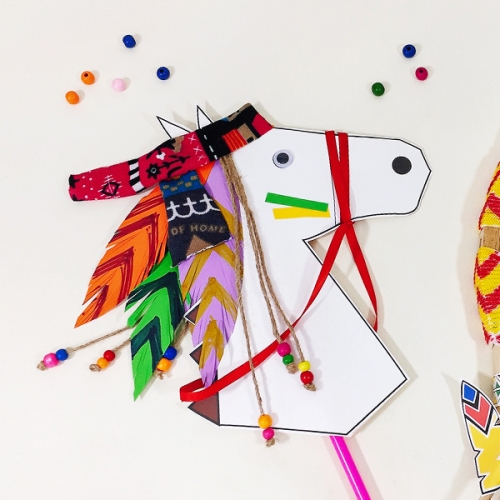 [탑키드]만들기 인디언 말 놀이 (5인용)