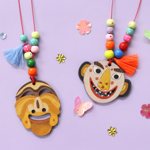 전통탈 목걸이 5set