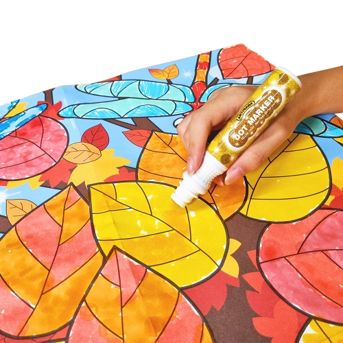 아티바바 모둠활동 칼라링 가을나무도안