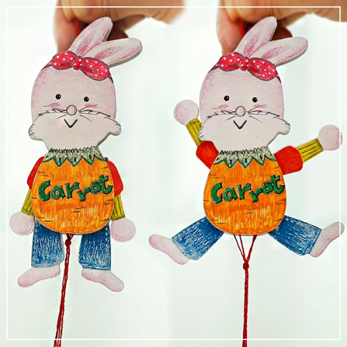 움직이는 나무 토끼