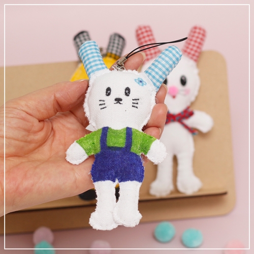 캔버스 천 토끼(1개)