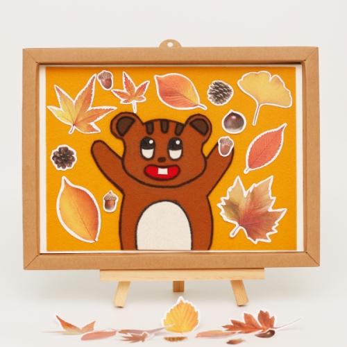 가을 나뭇잎 스티커(2종)