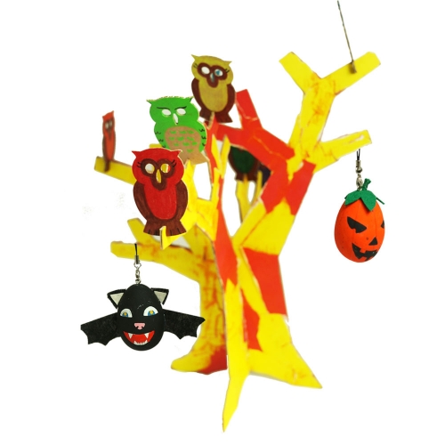 행운 부엉이와 할로윈 나무 꾸미기 (10인용)