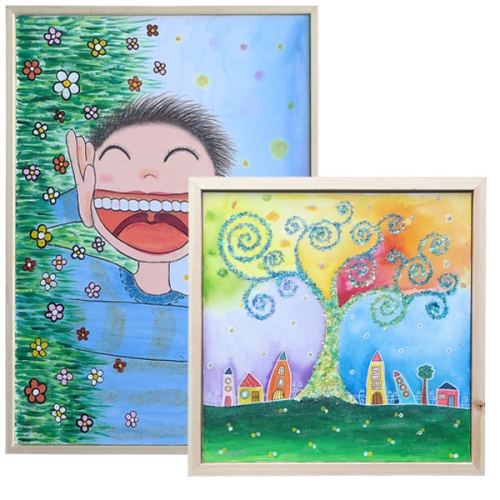 원목프레임 대형 무지 캔버스 액자(3종 중 택1)