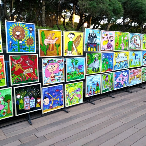 대형 무지 캔버스 액자(4종 중 택1)