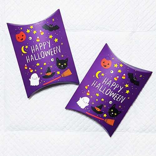 할로윈 반달상자2개(오렌지/퍼플)