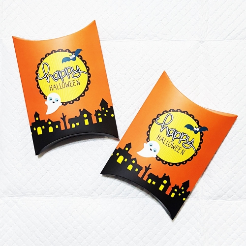 할로윈 반달상자2개(오렌지/퍼플)