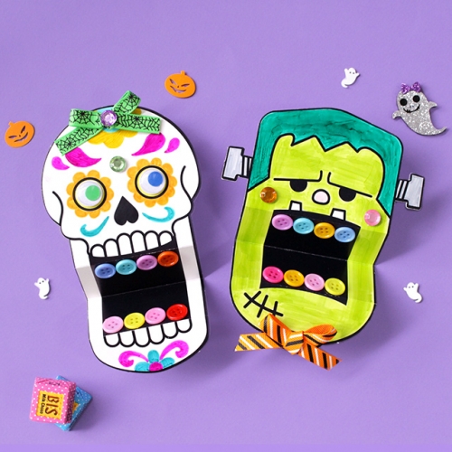 할로윈 페이퍼 토이 5set