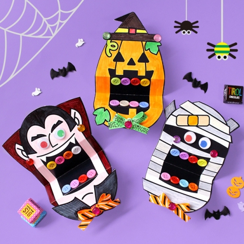 할로윈 페이퍼 토이 5set